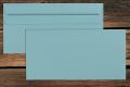 [18032] Briefhüllen DL 110x220 mm Selbstklebend Blau 80 g/qm